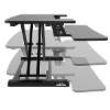 Dellonda 71cm Height Adjustable Standing Desk Converter, 50cm Max Height, 15kg Capacity - DH14