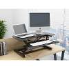 Dellonda 71cm Height Adjustable Standing Desk Converter, 50cm Max Height, 15kg Capacity - DH14