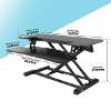 Dellonda 71cm Height Adjustable Standing Desk Converter, 50cm Max Height, 15kg Capacity - DH14