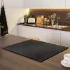 Baridi 77cm Built-In Ceramic Hob with 5 Cooking Zones, Black Glass, 8200W with Slider Touch Controls, Timer