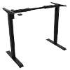 Dellonda Single Motor Adjustable Desk Frame, 70kg Capacity, Black - DH17