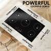 Baridi 90cm Built-In Induction Hob with 5 Cooking Zones, 9300W, Boost Function, 9 Power Levels, Slider Touch Control, Hardwired