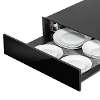 Baridi 60cm Built-In Warming Drawer, Push-to-Open, Anti-Slip Mat, Black