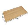 Dellonda Oak Rectangular Desktop 1400 x 700mm, 1" Thickness - DH20