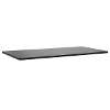 Dellonda Black Rectangular Desktop 1400 x 700mm, 1" Thickness - DH21