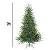 Dellonda Artificial 7ft/210cm Hinged Christmas Tree with 1000+ PE/PVC Tips - DH46