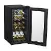 Baridi 15 Bottle Wine Fridge with Digital Touch Screen Controls & LED Light, Black - DH5