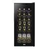 Baridi 18 Bottle Wine Fridge with Digital Touch Screen Controls & LED Light, Black - DH6