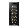 Baridi 12 Bottle Wine Cooler with Digital Touch Screen Controls & LED Light, Black