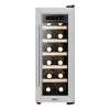 Baridi 12 Bottle Wine Cooler with Digital Touch Screen Controls & LED Light, Stainless Steel