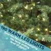 Dellonda Pre-Lit 5ft Hinged Christmas Tree with Warm White LED Lights & PE/PVC Tips - DH80