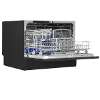 Baridi Compact Tabletop Dishwasher 6 Place Settings, 6 Programmes, Low Noise, 6.5L Cycle, Start Delay - Black