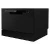 Baridi Compact Tabletop Dishwasher 6 Place Settings, 6 Programmes, Low Noise, 6.5L Cycle, Start Delay - Black