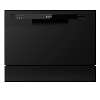 Baridi Compact Tabletop Dishwasher 6 Place Settings, 6 Programmes, Low Noise, 6.5L Cycle, Start Delay - Black