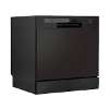 Baridi Compact Tabletop Dishwasher 8 Place Settings, 6 Programmes, Low Noise, 8L Cycle, Start Delay - Black