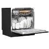 Baridi Compact Tabletop Dishwasher 8 Place Settings, 6 Programmes, Low Noise, 8L Cycle, Start Delay - Black