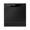 Baridi Compact Tabletop Dishwasher 8 Place Settings, 6 Programmes, Low Noise, 8L Cycle, Start Delay - Black