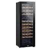 Baridi 44 Bottle Dual Zone Wine Cooler, Fridge with Digital Touch Screen Controls, Wooden Shelves & LED Light, Black