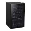 Baridi 24 Bottle Wine Fridge with Digital Touch Screen Controls & LED Light, Black - DH9