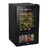 Baridi 24 Bottle Wine Fridge with Digital Touch Screen Controls & LED Light, Black - DH9