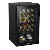 Baridi 24 Bottle Wine Fridge with Digital Touch Screen Controls & LED Light, Black - DH9