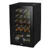 Baridi 24 Bottle Wine Fridge with Digital Touch Screen Controls & LED Light, Black - DH9