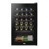 Baridi 24 Bottle Wine Fridge with Digital Touch Screen Controls & LED Light, Black - DH9