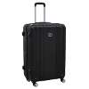 Dellonda 3-Piece Lightweight Luggage Suitcase Trolley Set ABS TSA Lock Black - DL11