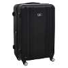 Dellonda 3-Piece Lightweight Luggage Suitcase Trolley Set ABS TSA Lock Black - DL11