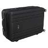 Dellonda 3-Piece Lightweight Luggage Suitcase Trolley Set ABS TSA Lock Black - DL11