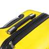 Dellonda 3-Piece ABS Luggage Set with Integrated TSA Approved Combination Lock - Yellow - DL124