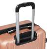 Dellonda 3-Piece Lightweight ABS Luggage Set with Integrated TSA Approved Combination Lock - Rose Gold - DL125