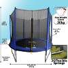 Dellonda 6ft Heavy Duty Outdoor Trampoline with Safety Enclosure Net