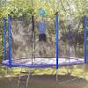 Dellonda 10ft Heavy-Duty Outdoor Trampoline with Safety Enclosure Net