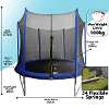 Dellonda 10ft Heavy-Duty Outdoor Trampoline with Safety Enclosure Net