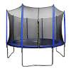 Dellonda 12ft Heavy-Duty Outdoor Trampoline with Safety Enclosure Net