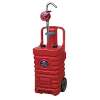 Mobile Dispensing Tank 55L with Oil Rotary Pump - Red