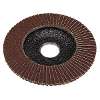 Flap Disc Aluminium Oxide &#216;100mm &#216;16mm Bore 120Grit