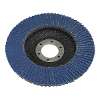 120Grit Flap Discs Zirconium &#216;115mm &#216;22mm Bore - Pack of 10