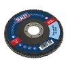 40Grit Flap Discs Zirconium &#216;115mm &#216;22mm Bore - Pack of 10