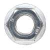 Flange Nut Serrated M12 Zinc Pack of 50