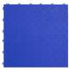 Polypropylene Floor Tile 400 x 400mm - Blue Treadplate - Pack of 9