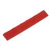 Polypropylene Floor Tile Edge 400 x 60mm Red Female - Pack of 6