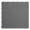 Polypropylene Floor Tile 400 x 400mm - Grey Treadplate - Pack of 9