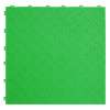 Polypropylene Floor Tile - Green Treadplate 400 x 400mm - Pack of 9