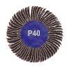 Abrasive Flap Wheel &#216;40 x 30mm 40Grit 6mm Shaft