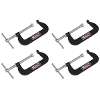 Junior C-Clamp 4pc Set - 76mm x 35mm