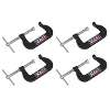 Junior C-Clamp 4pc Set - 51mm x 32mm