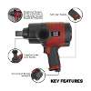 Air Impact Wrench 1"Sq Drive - Twin Hammer