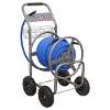 Heavy-Duty Hose Reel Cart with 50m Heavy-Duty &#216;19mm Hot & Cold Rubber Water Hose